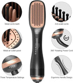3-in-1 Professional Hair Dryer Brush – Multi-Functional Straightener & Volumizer Styler