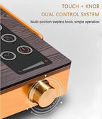 Tabletop Portable Silver Crest Electric Stove with LED Display