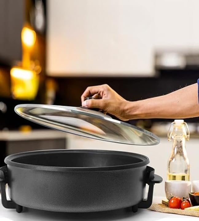 Electric Pizza Pan, Multifunctional Cooking Pan