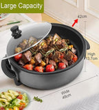 Electric Pizza Pan, Multifunctional Cooking Pan