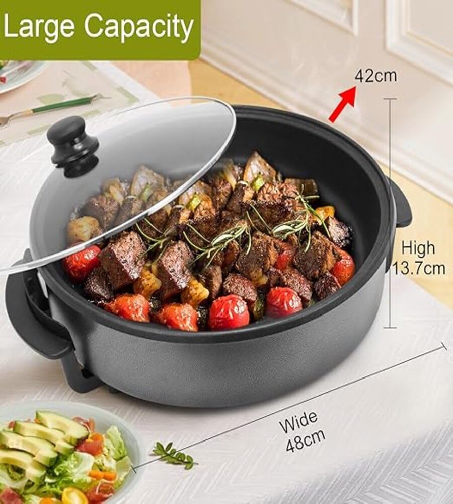 Electric Pizza Pan, Multifunctional Cooking Pan