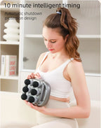 6 Head Electric Massager - Deep Tissue Massage with 9 Levels & 9 Modes
