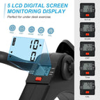 Folding Mini Pedal Exerciser with LCD Monitor