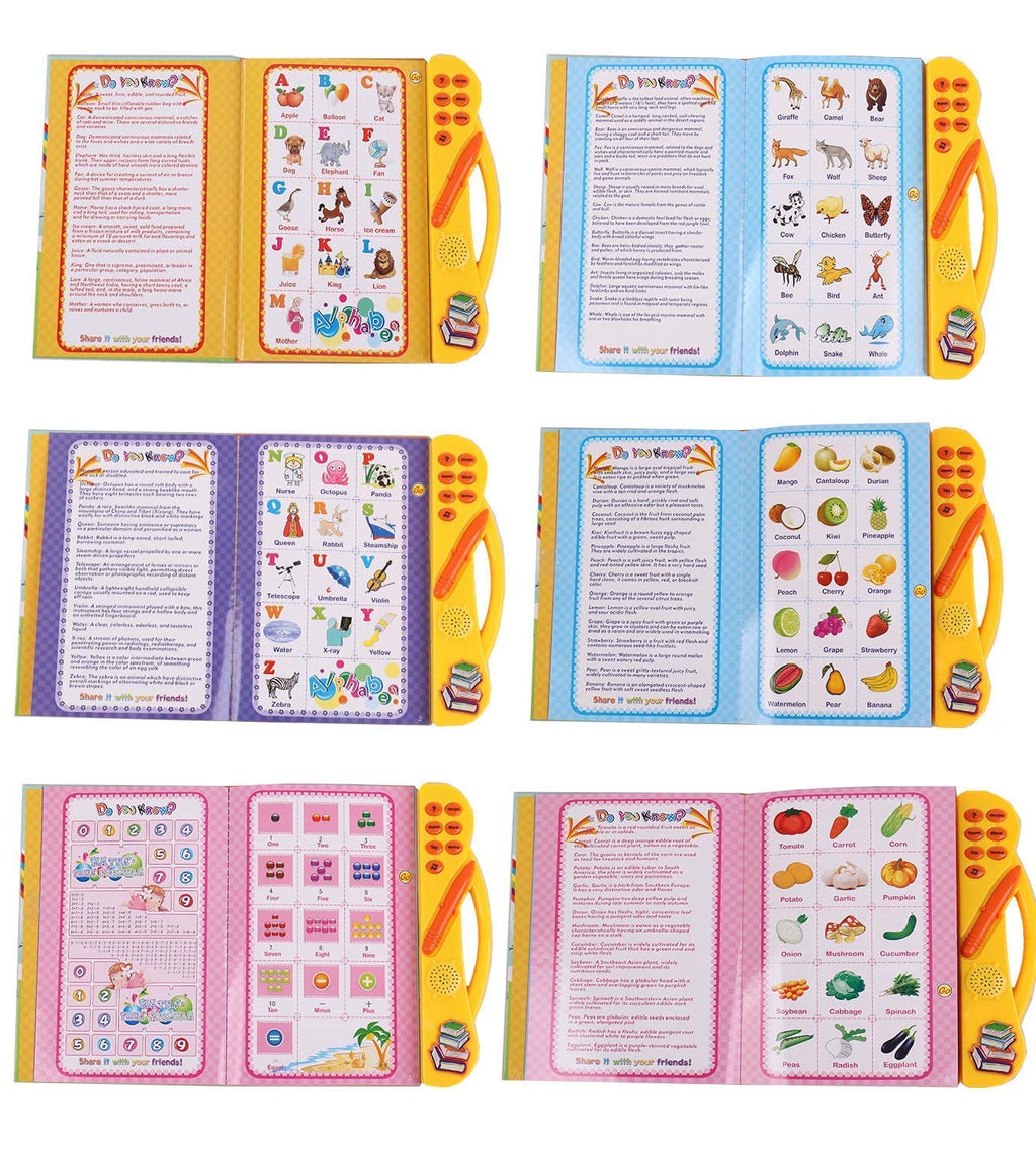 My English E-Book for Kids – Interactive Educational Learning Book with Sounds, Alphabets & Words