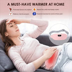 Smart Cordless Menstrual Heating Pad – Portable Waist Massage Belt for Period Pain Relief