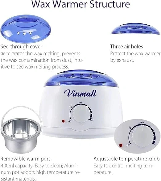 Wax Warmer Hair Removal Kit