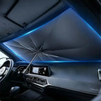 Foldable Car Windshield Sun Shade – Heat-Reflective Umbrella for 99% UV Protection